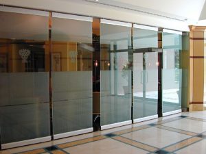 Sliding glass doors