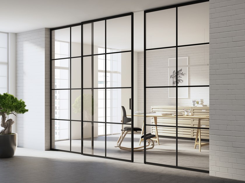 Sliding glass doors